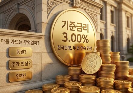 기준금리 3.00% 한국은행 금통위 금리 인상